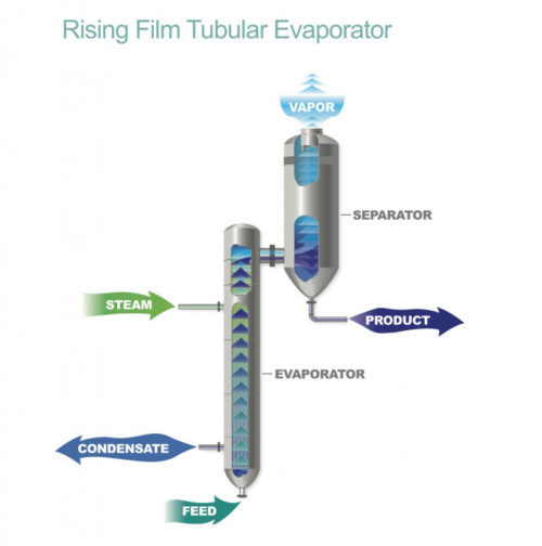 Rising Film Tubular Evaporator